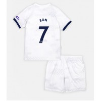 Koszulka piłkarska Tottenham Hotspur Son Heung-min #7 Strój Domowy dla dzieci 2023-24 tanio Krótki Rękaw (+ Krótkie spodenki)